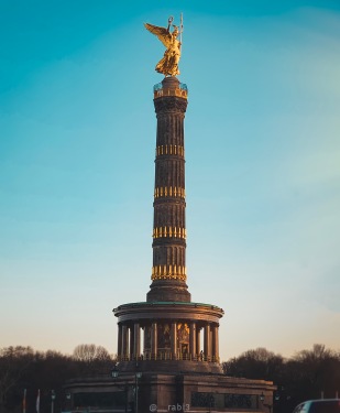 The Victory Column (German: About this soundSiegessäule (help·info), from Sieg ‘victory’ + Säule ‘column’) is a monument in Berlin, Germany. Designed by Heinrich Strack after 1864 to commemorate the Prussian victory in the Danish-Prussian War.